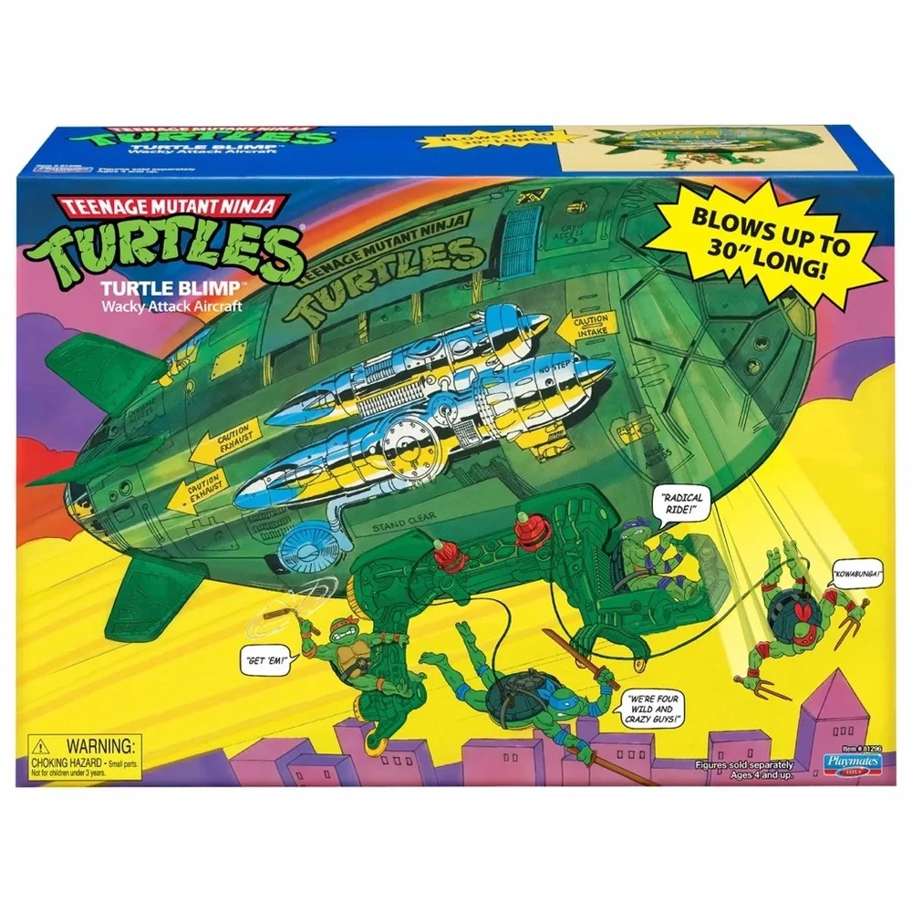 Teenage Mutant Ninja Turtles Classic Turtle Blimp Vehicle TMNT - Picture 2 of 3